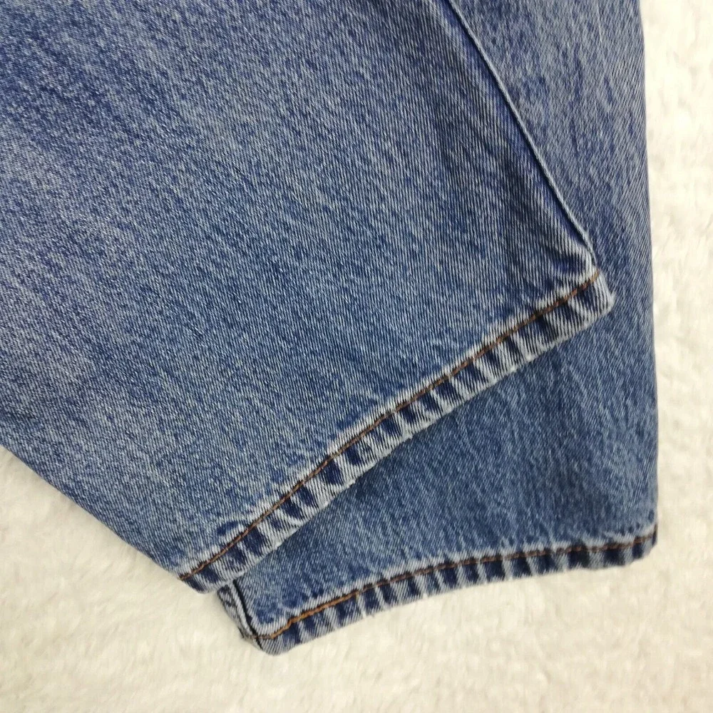 Levi's Mens Jeans 505‎ Regular Fit Blue Denim Medium Wash Straight Leg 38x34